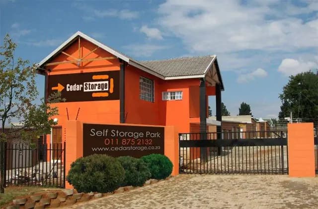 Cedar Storage main entrance